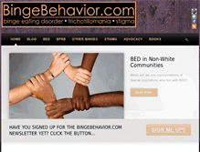 Tablet Screenshot of bingebehavior.com